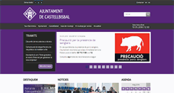 Desktop Screenshot of castellbisbal.cat