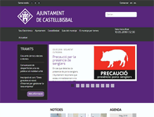 Tablet Screenshot of castellbisbal.cat